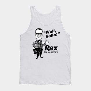 Rax Roast Beef Mr. Delicious vintage fast food Tank Top